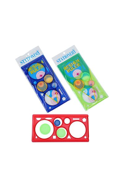 BAK BEĞEN AL 2 Pieces Magic Ruler Circles And Patterns Ruler