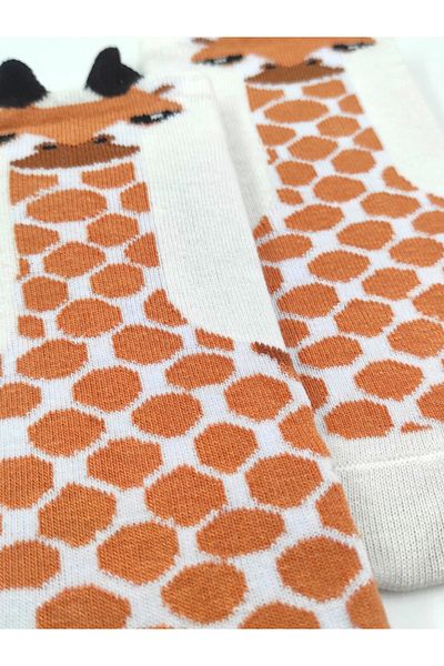Bonapart Unisex Happy Giraffe πολύχρωμες κάλτσες μποτάκια