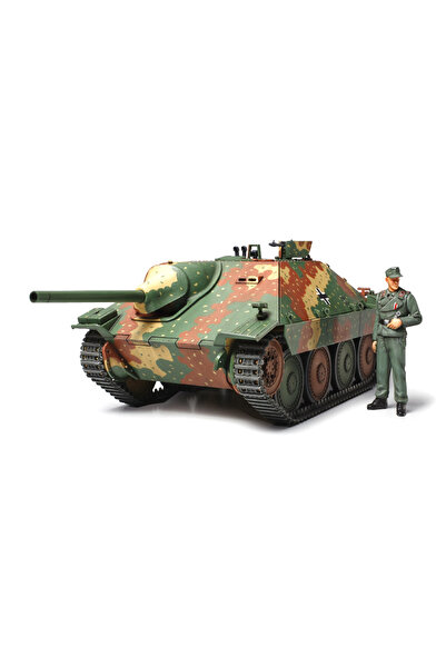 TAMIYA 1/35 German Jagdpanzer 38t Hetzer Mid Production Plastik Tank Maket Ki...