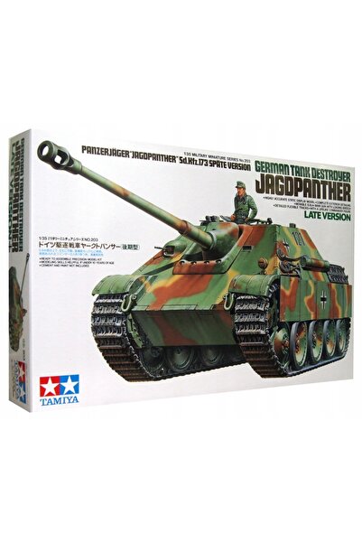 Genel Markalar 1/35 German Jagdpanther Late Version Plastik Tank Maket Kiti, ...