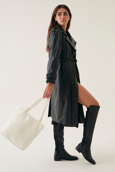 MENUSE ÇANTA Kadın Peluş El Ve Omuz Çantası