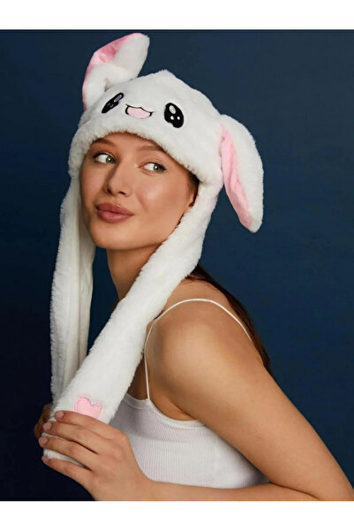 mrcans Plush Rabbit Beanie That Moves Ears