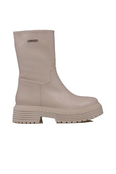 Pierre Cardin Κρεμ μπότες χωρίς κορδόνια PC-52419