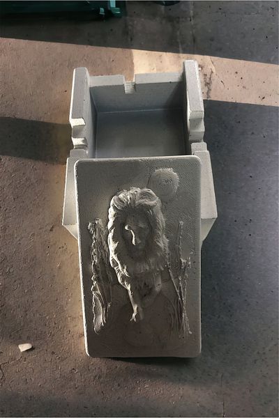 RocArt Home Σειρά Zodiac Τσιπς από σκυρόδεμα Leo Lion Zodiac