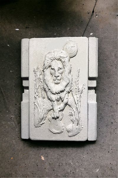 RocArt Home Σειρά Zodiac Τσιπς από σκυρόδεμα Leo Lion Zodiac