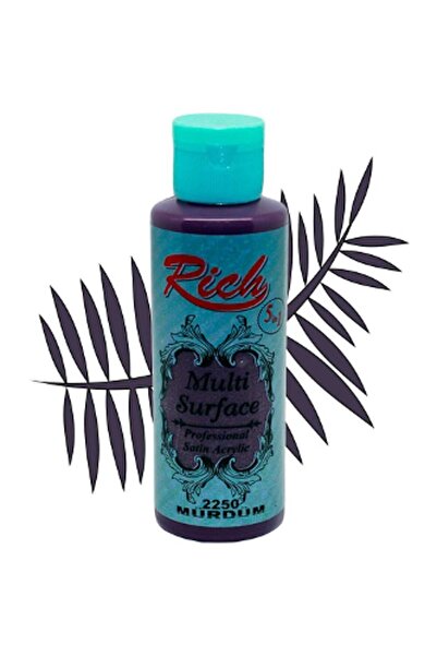 Rich Akrilik Boya 225 Asphaltum 120 Cc