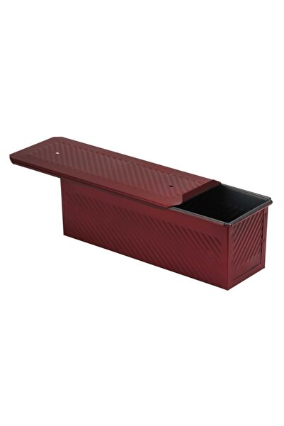 EKMAŞ Kırmızı Ekmek Kalıbı, 10x10x30 Cm