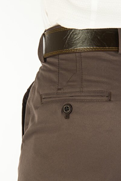 wontilotte Ανδρικό λινό παντελόνι Max Brown 2
