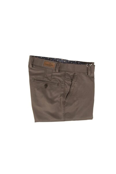 wontilotte Ανδρικό λινό παντελόνι Max Brown 2