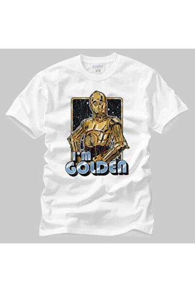 Crazy Star Wars Золотий дроїд Чоловічий футболка