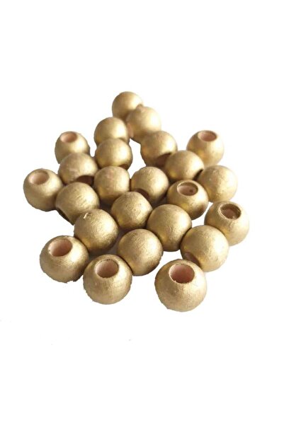 angel çanta aksesuar 20 جرام خرز خشبي ذهبي اللون