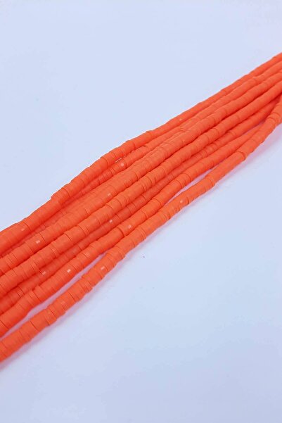 Hobigram Vrste perli Narančaste 4 mm Fimo perle – Perle, stilski dizajn, žens...