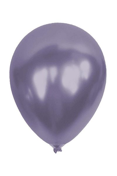 Kikajoy Metallic Lilac Balloon 12 Pieces
