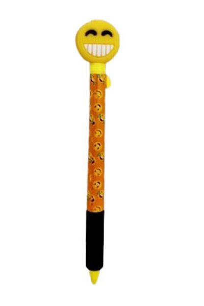 Mikro 0.7 Tip Pen with Cute Smiling Face Emoji Figure