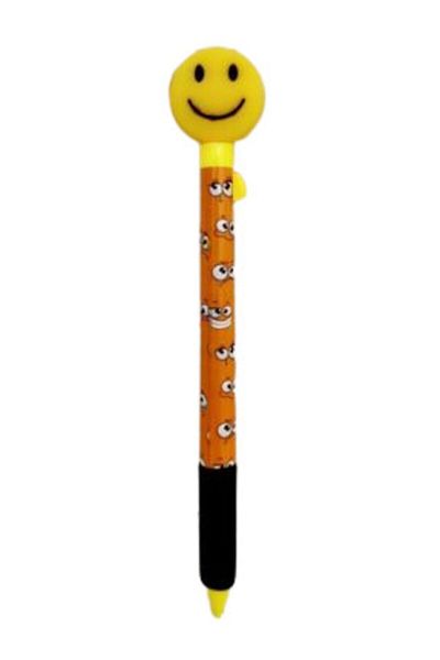 Mikro 0.7 Tip Pen with Cute Smiling Face Emoji Figure