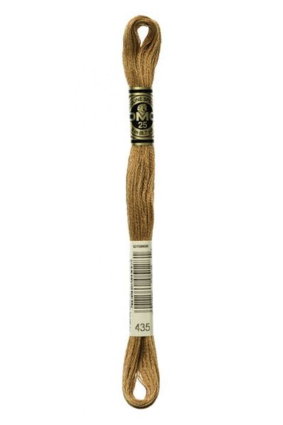 Dmc Muline Hand Embroidery Threads - 8 M - Color No 435