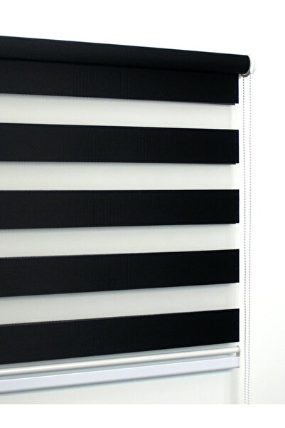 Siyah Bambu Zebra Stor Perde