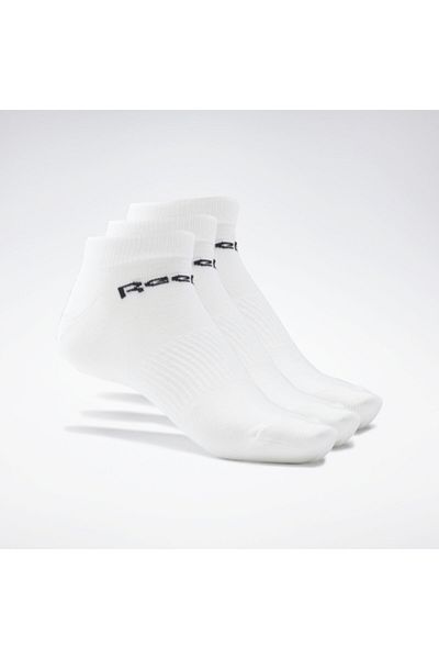 Reebok Act Core Low Cut Sock 3p Unisex Κάλτσες Gh8228 Λευκές
