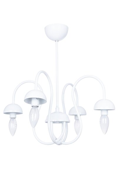 özpolataydınlatma Kuğu 4 Lü Beyaz Avize E.14