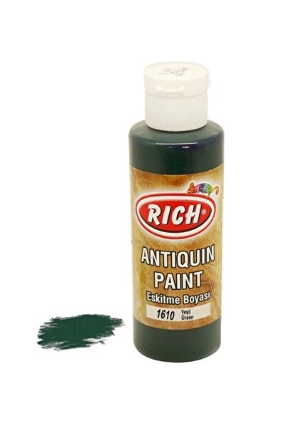 Rich Antiquin Eskitme Ahşap Boyası 130 Ml 1610 Yeşil