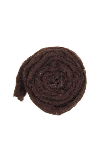Ritzz Wool Felt 019 // Felting Wool // Dark Brown