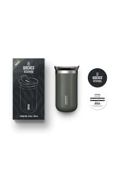 Wacaco Octaroma Lungo Thermos Mug Silver Gray