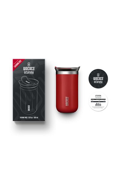 Wacaco Octaroma Lungo Thermos Mug Red