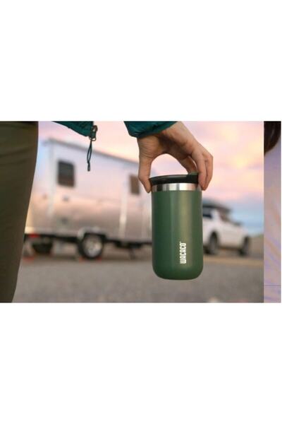 Wacaco Octaroma Lungo Termos Mug Koyu Yeşil