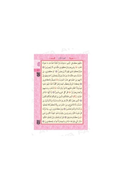 Ayfa Basın Yayın Kuranı Kerim Rahle Boy Pembe Renk 20-28 Cm Iri Yazılı Kolay ...