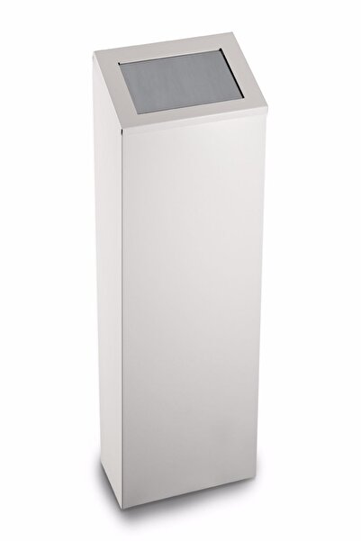 KG-GOLDPAPER 38 Litre Kapasiteli 430 S.s. Paslanmaz Çelik Itme Kapaklı Duvara...