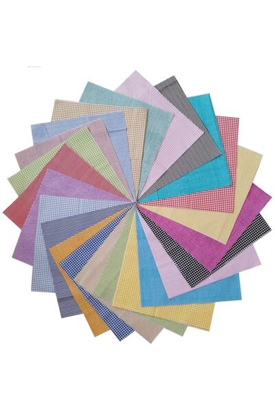 Kırkyama Patchwork Home Patchwork Pamuklu Parça Kumaş Kırkyama Hobi Dikiş - P...