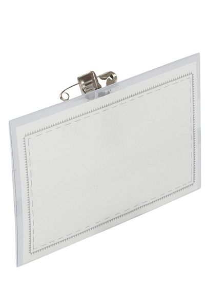 KRAF Hard Name Badge 50 Pieces