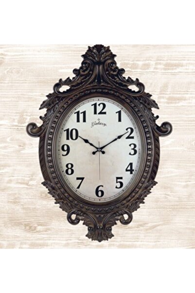 Galaxy Salonofisişyerimağaza Marka Vintage Gold Duvar Saati  pil Hediyeli