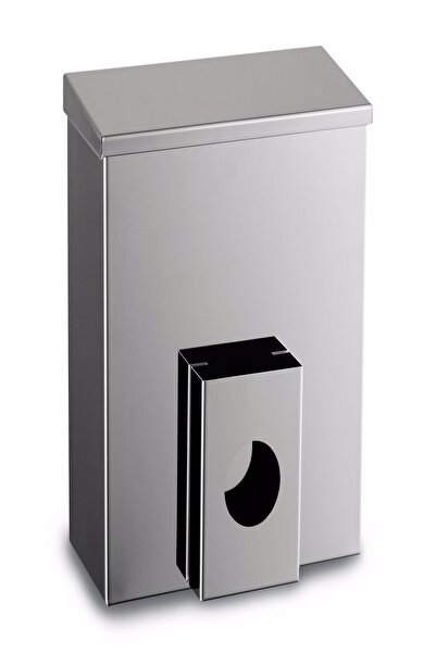 KG-GOLDPAPER Paslanmaz Çelik Kapaklı Duvara Monte Hijyenik Kutulu Çöp Kovası ...