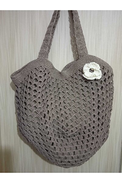 Üçbey Χειροποίητη τσάντα ώμου από χάρτινο νήμα