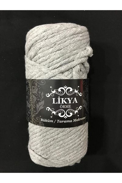 Likya Σχοινί Πλεξίματος Σχοινί Σκάλισμα Γκρι 250 Γρ