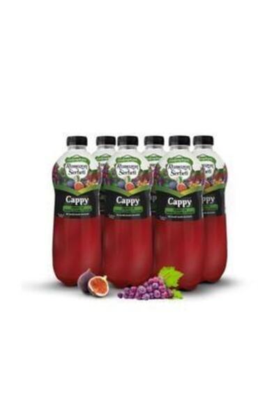 Cappy Vişneli Ve Kırmızı Üzümlü Ramazan Şerbeti 1 Lt X 6 Adet