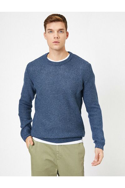 Koton Men's Knitted Knitwear Sweater