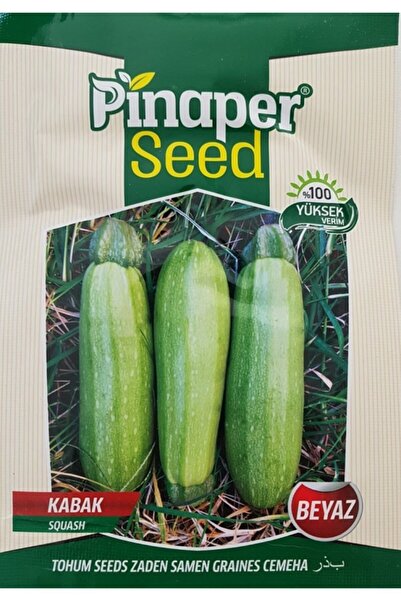 Ekodoğa Beyaz Kabak Tohumu 1 Paket Sakız Kabak Tohumu Sebze Tohumu Sebze Tohu...