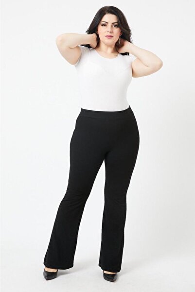 Pucca Crne lepršave helanke za žene