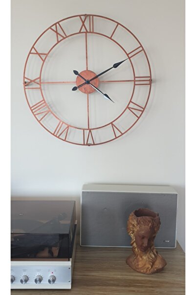 Markakanvas Metal Duvar Saati Çap 60 cm