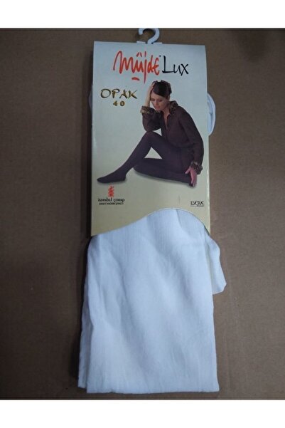 mujde lux Kadın Beyaz Renk 40 Denye 6'lı Paket