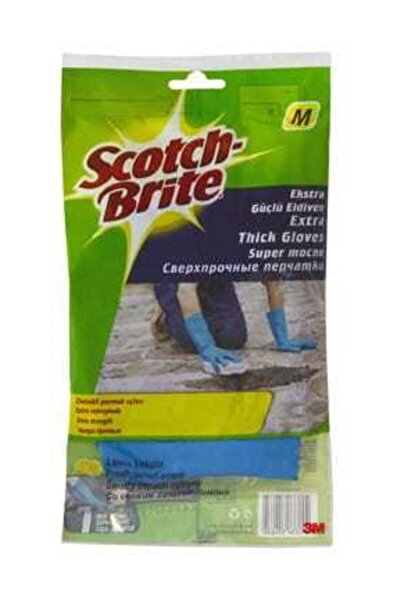 3M Scotch Brite Limon Kokulu Extra Güçlü Eldiven