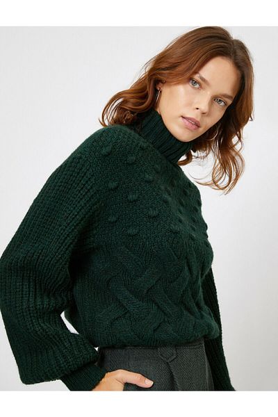 Koton Pullover - Grün - Regular Fit