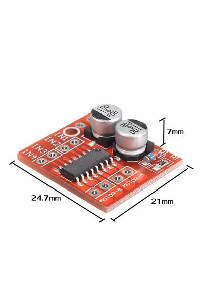 ARDİNO Mini L298n Iki Kanal Dc Motor Sürücü Modül 1.5a