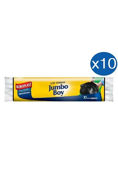 Koroplast Professional Strong Jumbo Garbage Bag 10 x 10 Pack