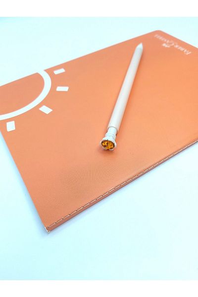 Faber Castell A5 Colored Page Notebook 40 Yp Unlined and Versatile Pencil 0.7