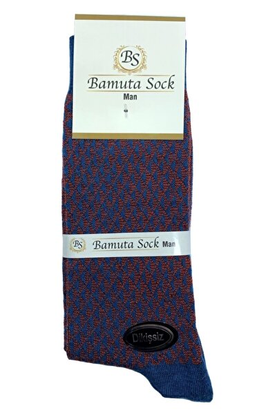 Bamuta Jakarlı Erkek Çorabı Dikişsiz 3’lü