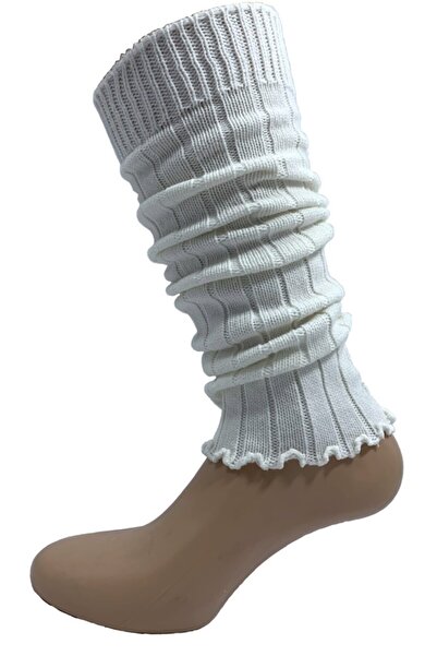 Bamuta Kadın Bej Yün Tozluk