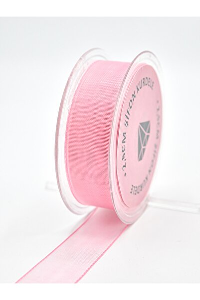 E Elmas Κορδέλα σιφόν Candy Pink 2,5cm-20m